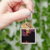 サビ川アットサンセットクルーガー国立公園 キーホルダー (手)