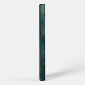 サビ色とティールブルー iPhoneケース (右側面)
