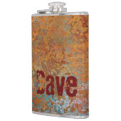 サビ、緑青、グレンジ スチームパンク パーソナライズ フラスク (左)