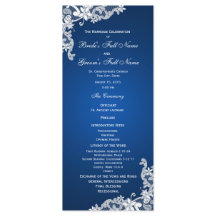 サファイアおよびフローラ結婚式 プログラム