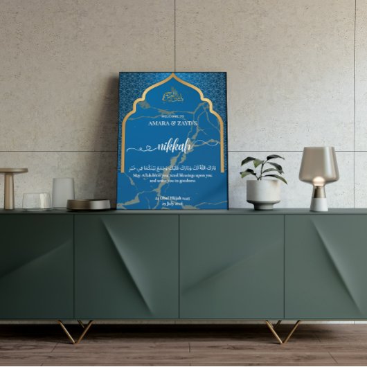 サファイアと大理石のニッカへようこそアクリルサイン アクリルサイン