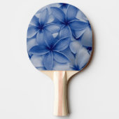 サファイアとAzureの花 卓球ラケット (裏面)