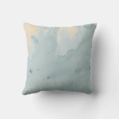 サファイアのハチドリの水彩画の装飾用クッション クッション (裏面)