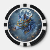サファイアのヴェールの月明かりの守護者. ポーカーチップ (正面)