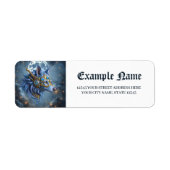 サファイアのヴェールの月明かりの守護者. ラベル (正面)