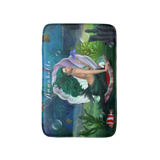 サファイアの人魚 バスマット (正面縦)