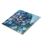 サファイアの冬の妖精の女の子の見解 タイル (側面)