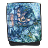 サファイアの冬の妖精の女の子の見解 バックパック (正面)