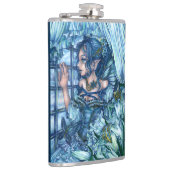 サファイアの冬の妖精の女の子の見解 フラスク (右)