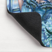 サファイアの冬の妖精の女の子の見解 マウスパッド (コーナー)