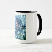 サファイアの冬の妖精の女の子の見解 マグカップ (正面右)