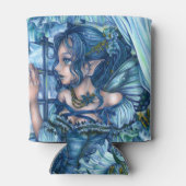 サファイアの冬の妖精の女の子の見解 缶クーラー (裏面)