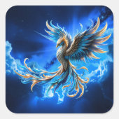 サファイアの夜明けのフェニックス スクエアシール (正面)
