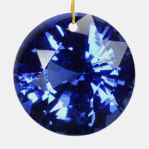 サファイアの濃紺の宝石用原石9月Birthstone