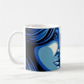 サファイアの目-マグ コーヒーマグカップ (左)