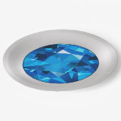 サファイアの紙皿 ペーパープレート (アングル)