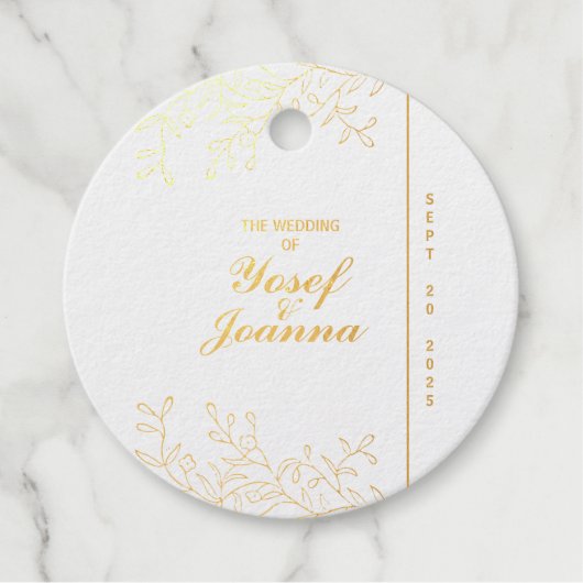 サファイアの結婚式 フェイバータグ (正面)