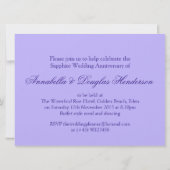 サファイアの結婚45周年招待状 招待状 (裏面)