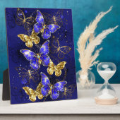 サファイアの蝶の構成 フォトプラーク (側面)