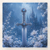 サファイアの誓い ガラスコースター (正面)