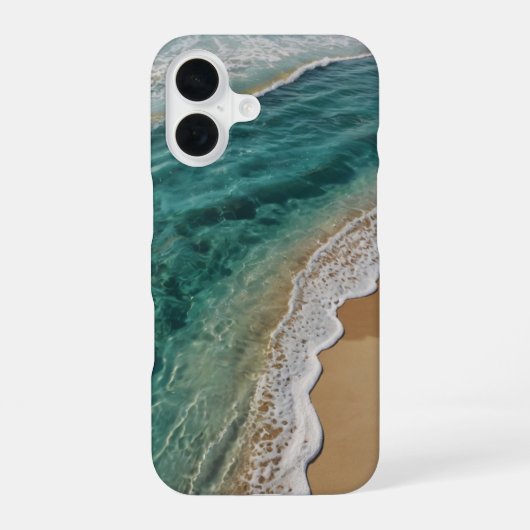 サファイアの静けさ iPhone 16ケース (裏面)