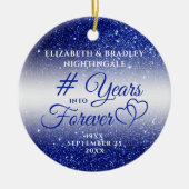 サファイアアニバーサリーイヤーFOREVER Photo Cera セラミックオーナメント (正面)