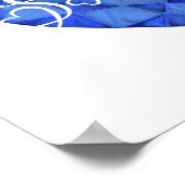 サファイアアートポスターのような宝の知恵 ポスター (角)