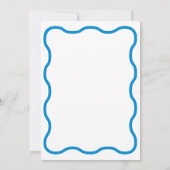 サファイアウェーレトロ結婚式招待状 招待状 (裏面)