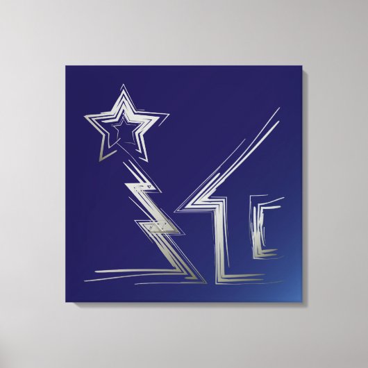 サファイアクリスマスナイト キャンバスプリント (正面)