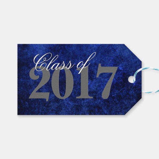 サファイアグラード | Blue 王室の Cobalt Azure Year ギフトタグ (正面(横))