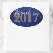 サファイアグラード | Blue 王室の Cobalt Azure Year 楕円形シール (バッグ)