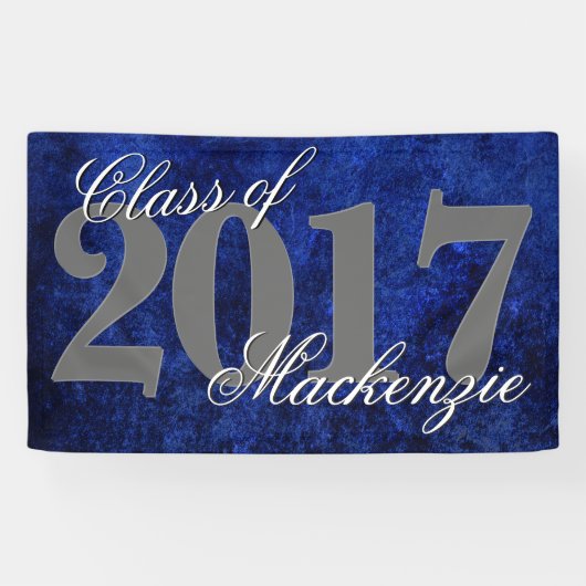 サファイアグラード | Blue 王室の Cobalt Azure Year 横断幕 (横)