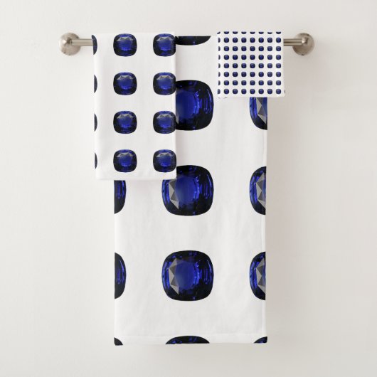 サファイアジェムストーンブルー バスタオルセット (インサイチュ)