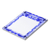 サファイアジェムストーン裏打ちパーソナライズされた ノートパッド (回転)