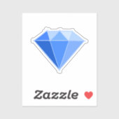 サファイアジェムストーン。ジュエリー.45結婚周年 シール (シート)