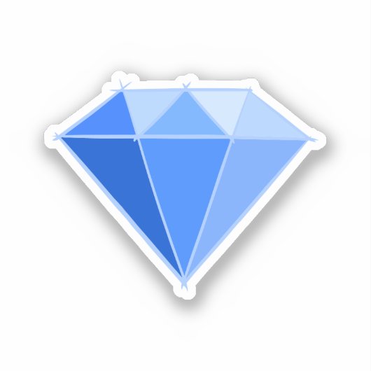 サファイアジェムストーン。ジュエリー.45結婚周年 シール (正面)