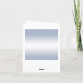 サファイアジェムボウ&リボン結婚45周年 サンキューカード (裏面)