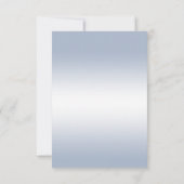 サファイアジェムボウ&リボン45結婚周年 出欠カード (裏面)