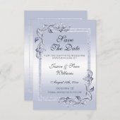 サファイアジェム&グリッター結婚45周年記念S セーブザデート (正面/裏面)