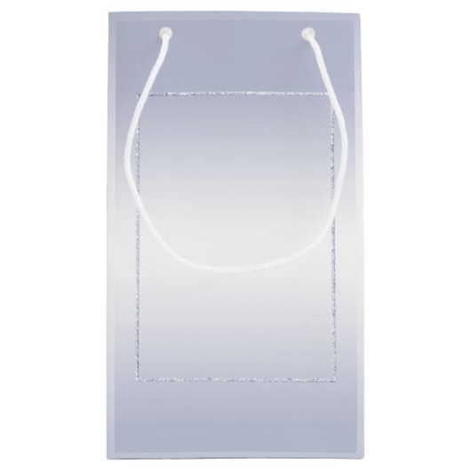 サファイアジェム&グリッター45結婚周年 スモールペーパーバッグ (裏面)