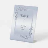 サファイアジェム&グリッター45結婚周年  台座サイン (正面)