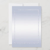 サファイアジェム＆グリッター＆結婚1周年 招待状 (裏面)