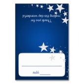 サファイアスターのシーティングカード テーブルナンバー (正面)