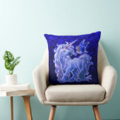 サファイアスパークルブルーユニコーン クッション (椅子)