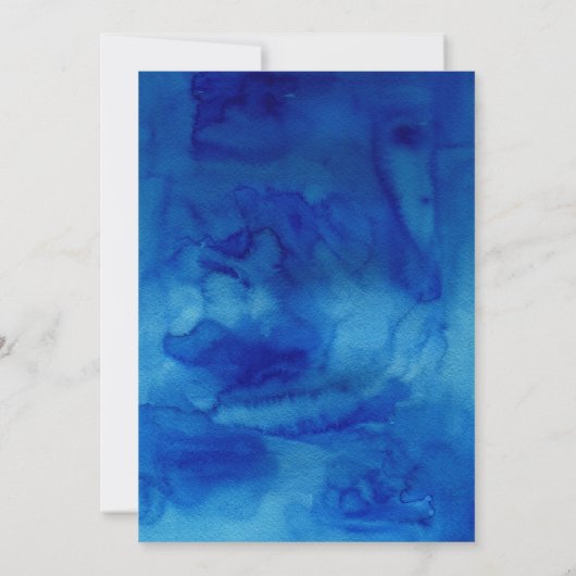 サファイアタイズ結婚リハーサルディナー招待状 招待状 (裏面)