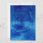 サファイアタイドカクテルパーティの招待状 招待状 (裏面)