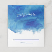 サファイアタイド折り結婚返し座席表 プレイスカード (外部開封)