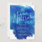 サファイアタイド結婚式招待状 招待状 (正面)