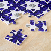 サファイアダイヤモンドアートブルー ジグソーパズル (側面)