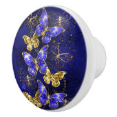 サファイアチョウとの組成 セラミックノブ (右)